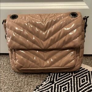 Stylish Tan Quilted Women's Bag